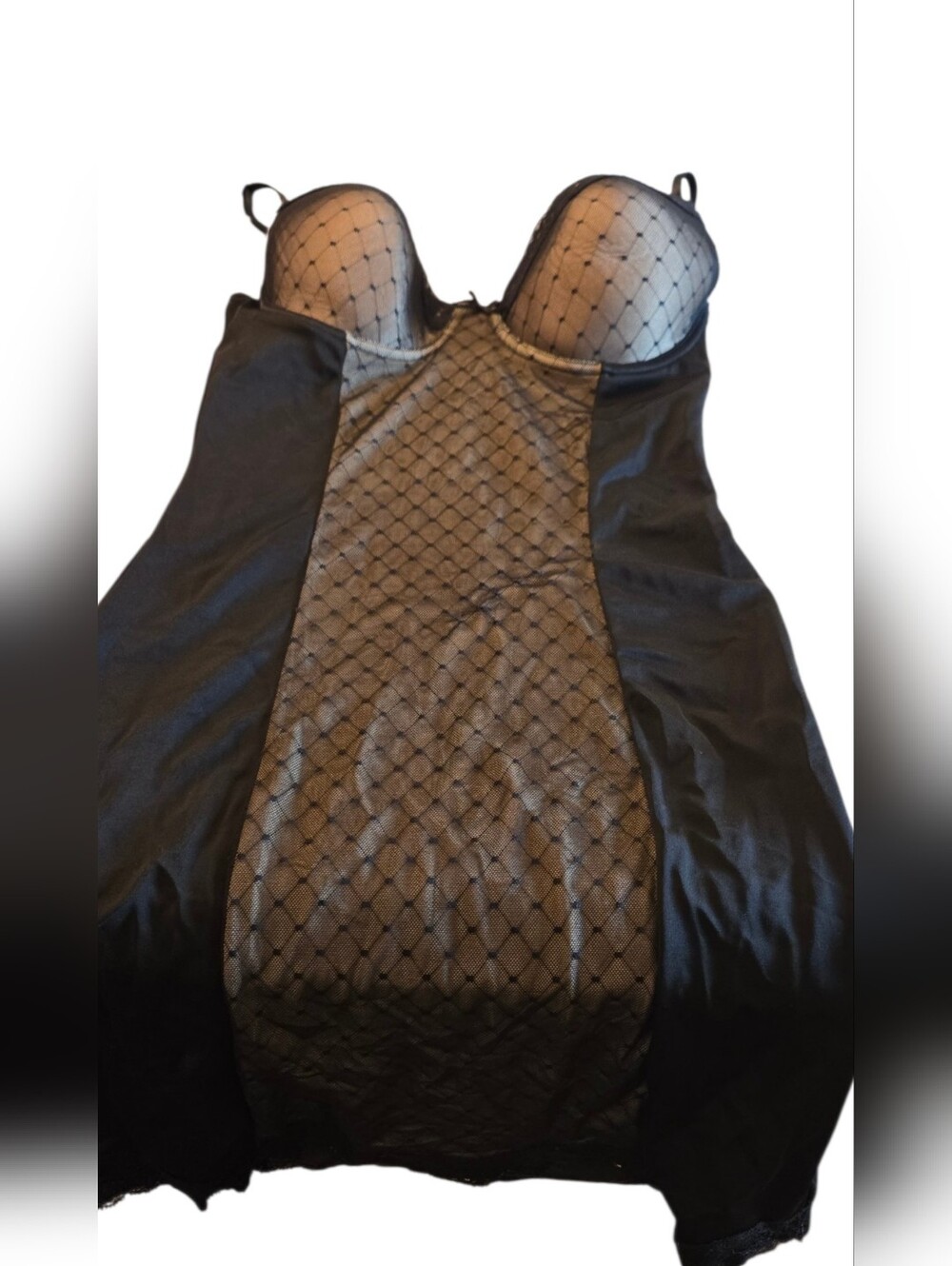 Marilyn Monroe Intimates Black and Champagne Lace Size Large